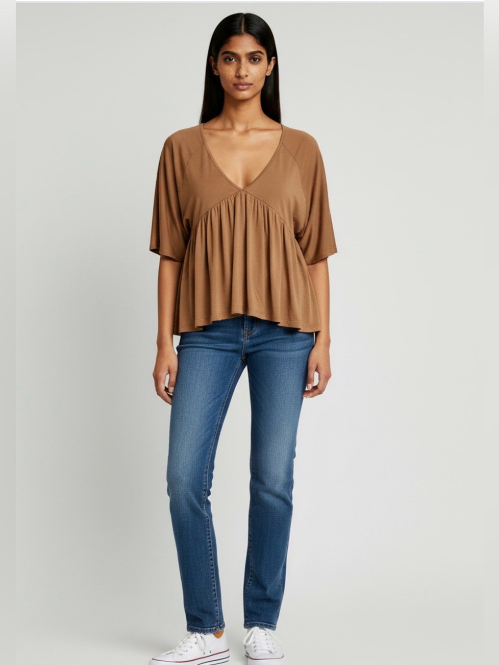 American Eagle Soft and Sexy V-Neck Babydoll Tee